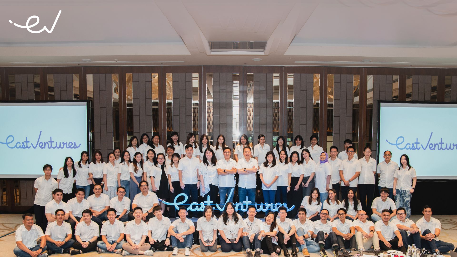 This image is the full East Ventures team as of 2024|