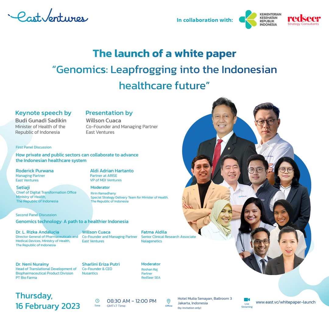 The launch of a white paper “Genomics: Leapfrogging into the Indonesian healthcare future”