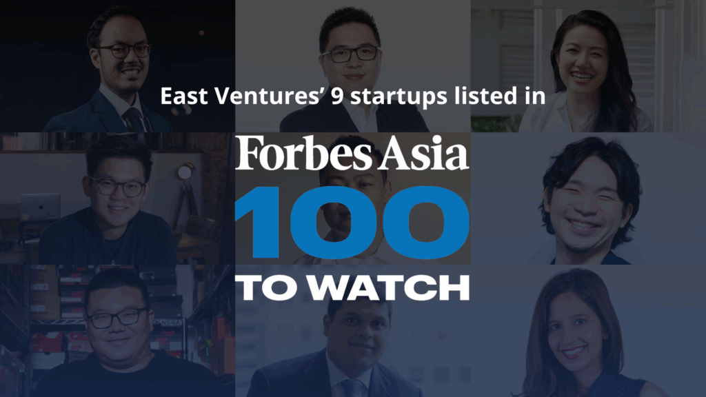 East Venturs in Forbes Asia 100 to Watch|Forbes Asia 100 to Watch - VCs