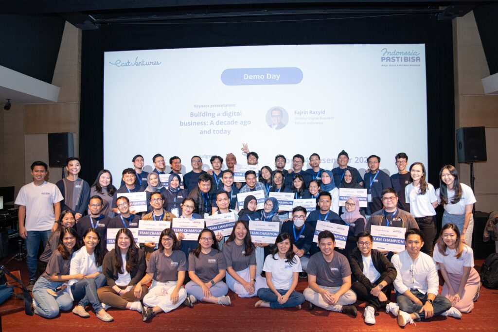 The Champion Team of Indonesia PASTI BISA Maju Terus Pantang Mundur with East Ventures Team||||||||||||||||||