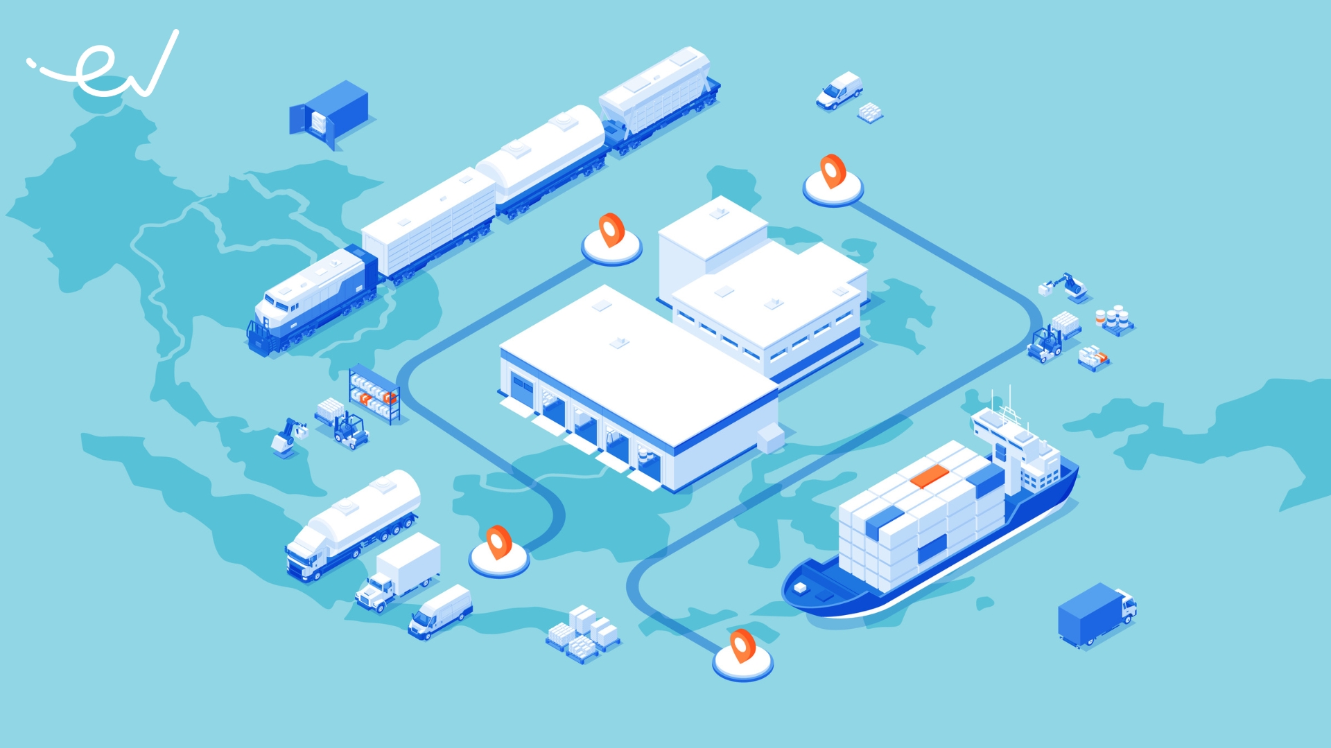 Exploring Southeast Asia's logistics horizon||Inside one of Fresh Factory’s cold-chain fulfillment centers	| A Superkul refrigerator-equipped motorbike|Lapisan logistik pada rantai pasok|Lapisan sektor logistik di Asia Tenggara